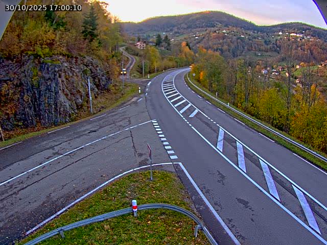 Caméra autoroute France - N66, col du Bussang direction Remiremont