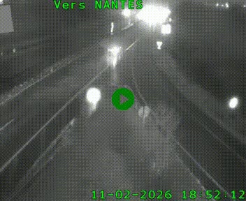 Webcam N147 au nord de Poitiers et à la jonction avec la A10