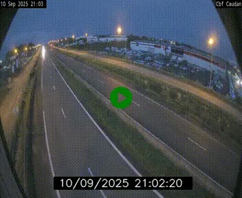 Webcam sur la N165 à hauteur de Caudan, dans le Morbihan.
