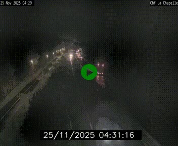 Webcam sur le périphérique de Nantes (N844) à hauteur de Porte de la Chapelle, au nord de la ville