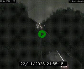 Webcam sur le périphérique de Nantes (N844) entre la Porte de Saint-Luce et la Porte d'Anjou, à l'est de la ville