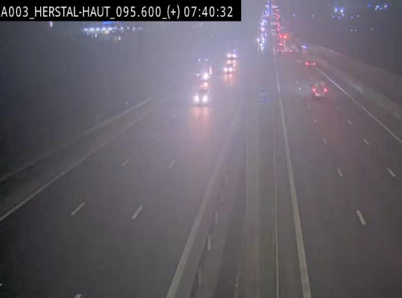Webcam autoroute Belgique - Herstal - E40 direction Aix-la-Chapelle - BK 97