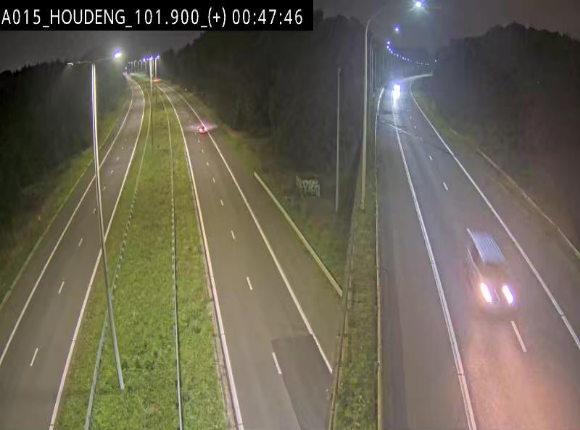 Webcam autoroute Belgique - Houdeng-Goegnies - Jonction E19/E42 direction Tournai/Mons - BK 101.85
