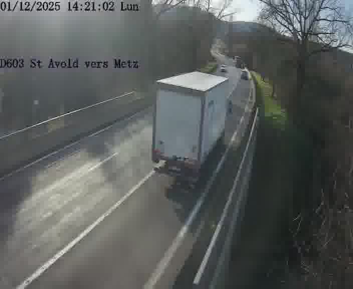 Clone of Webcam sur la D603 située à proximité de Saint-Avold. Vue orientée vers Metz