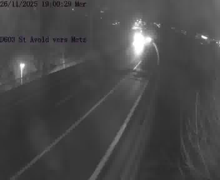 Clone of Webcam sur la D603 située à proximité de Saint-Avold. Vue orientée vers Metz