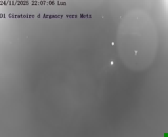 Webcam installée le long de D1 (France) à Argancy, pointée vers Metz, utile pour suivre précisément les conditions de trafic.