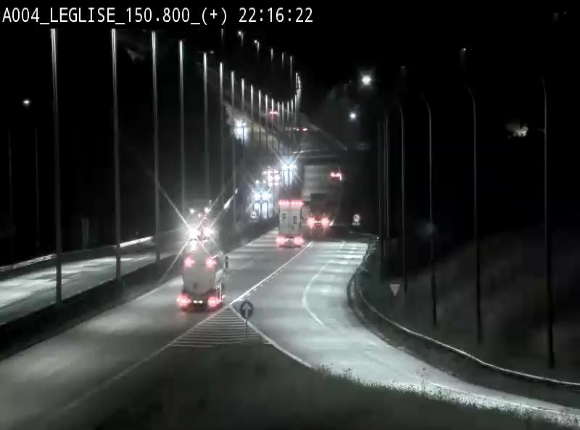 Caméra autoroute Belgique - Côte de Léglise, E411(A4) direction Luxembourg