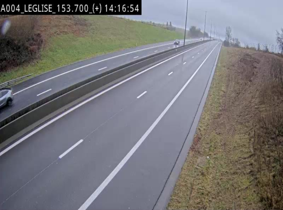Webcam autoroute E411 à hauteur de Léglise, en direction de Luxembourg