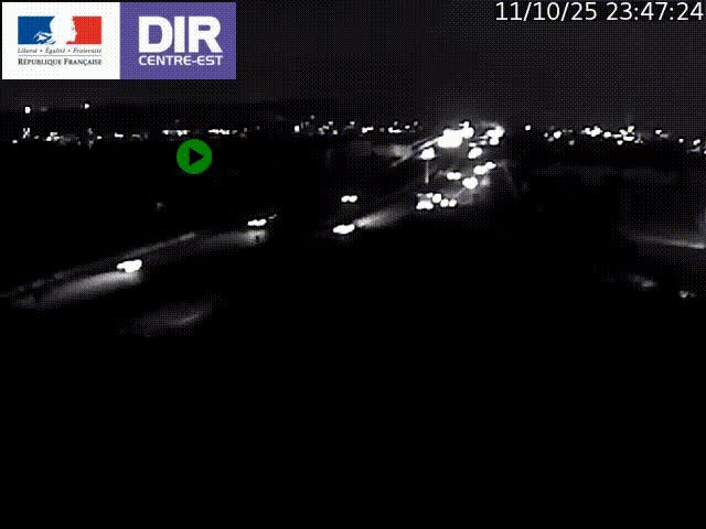 Webcam autoroute sur A450 à Pierre-Bénite en direction de Lyon et de l'autoroute A7