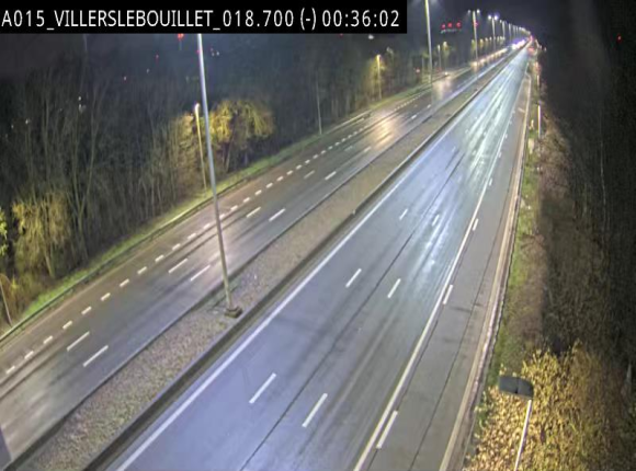 Webcam autoroute Belgique - Villers-le-Bouillet - E42 direction Liège - BK 18.7
