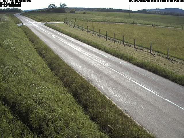 Webcam à Dombrot-le-Sec dans le département des Vosges sur la D429 à 407 mètres d'altitude