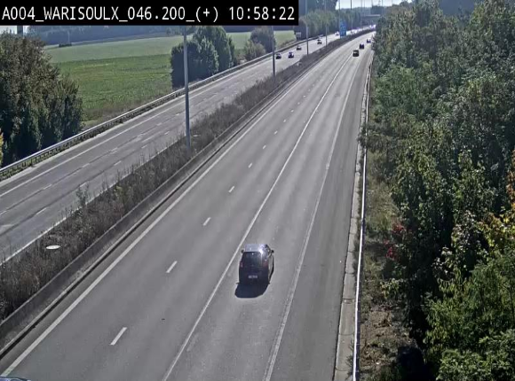 Webcam autoroute Belgique - Warissoulx - E411 - BK 46.2