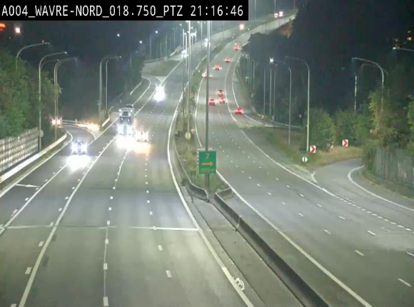 Webcam traffic E411(A4) - BK 18.7 - Bierges (Wavre Nord)