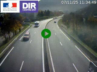 Caméra sur la Nationale 90 (N90) à La Léchère, en direction et à proximité d'Albertville