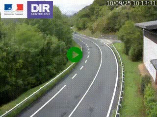 Caméra trafic sur la N90 à Bourg-Saint-Maurice, en provenance d'Aoste et en direction d'Albertville