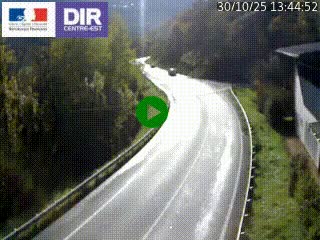 Caméra trafic sur la N90 à Bourg-Saint-Maurice, en provenance d'Aoste et en direction d'Albertville