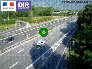 Caméra routière à hauteur de la sortie 15 Chambéry-centre au PK 4,103 en direction d'Albertville