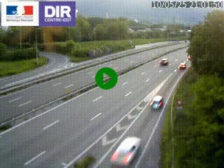 Caméra routière à hauteur de la sortie 15 Chambéry-centre au PK 4,103 en direction d'Albertville
