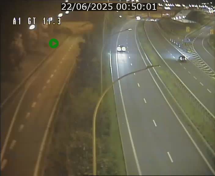Traffic live webcam Luxembourg Senningerberg - A1 direction Allemagne - BK 11.3