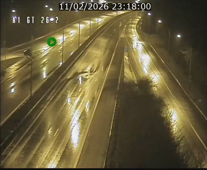 Traffic live webcam Luxembourg Grevenmacher - A1 direction Allemagne - BK 26.2