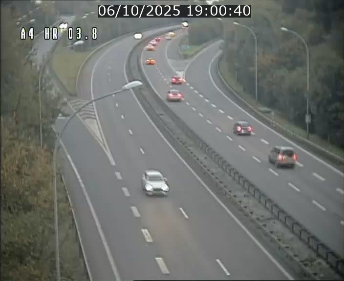 Webcam traffic A4 Luxembourg - BK 3.8 - Leudelange (direction Esch sur Alzette)