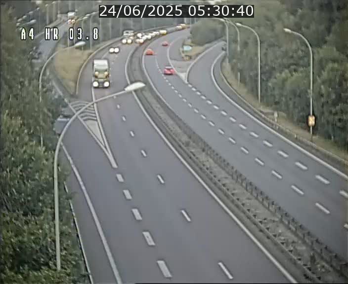 Webcam traffic A4 Luxembourg - BK 3.8 - Leudelange (direction Esch sur Alzette)