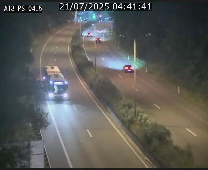 Traffic live webcam Luxembourg Differdange - A13 direction Esch-sur-Alzette - BK 4.5