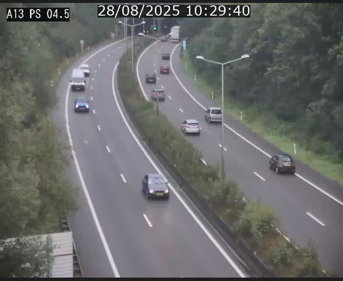 Traffic live webcam Luxembourg Differdange - A13 direction Esch-sur-Alzette - BK 4.5