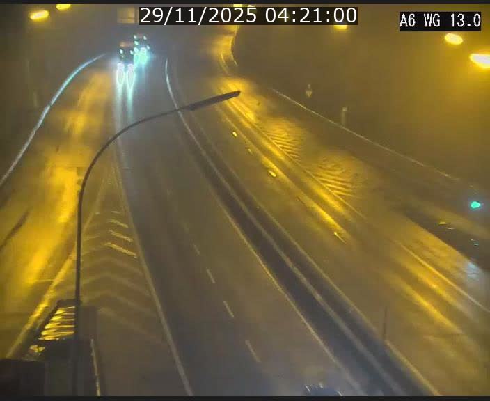 Traffic live webcam Luxembourg Mamer - A6 - BK 13 - direction Luxembourg/France/Allemagne