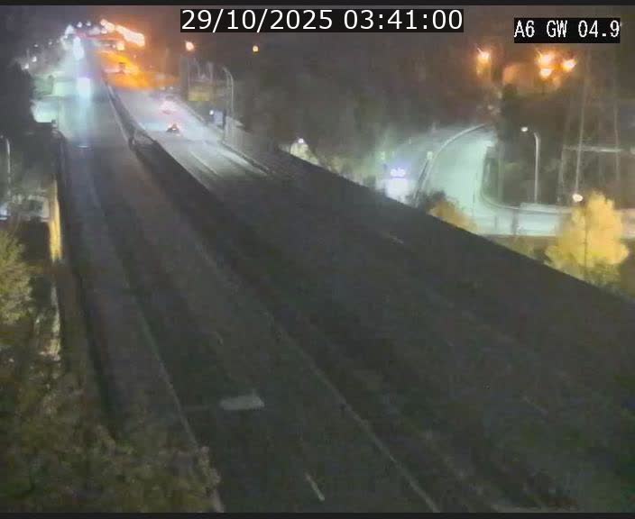 Traffic live webcam Luxembourg Croix de Cessange - A6 - BK 4.9 - direction Belgique