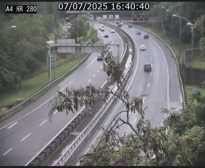 Webcam traffic A4 Luxembourg - BK 0.2 - P+R Bouillon (direction Luxembourg)