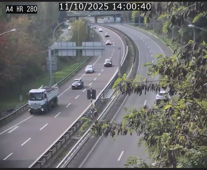 Webcam traffic A4 Luxembourg - BK 0.2 - P+R Bouillon (direction Luxembourg)