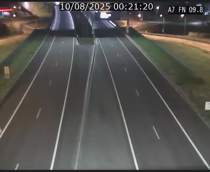 Caméra trafic Luxembourg - A7, Tunnel Gousselerbierg, sortie sud, direction rond-point Lorentzweiler (BK 9.9)