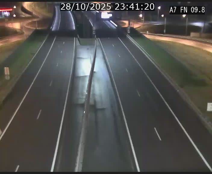 Caméra trafic Luxembourg - A7, Tunnel Gousselerbierg, sortie sud, direction rond-point Lorentzweiler (BK 9.9)