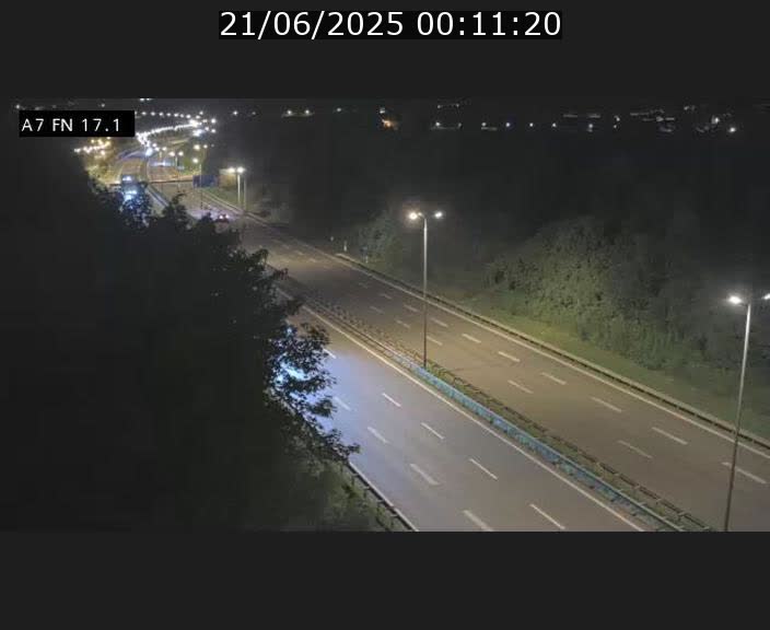Caméra trafic Luxembourg - A7, Merscherbierg direction Mersch