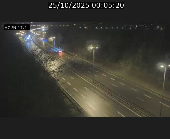 Caméra trafic Luxembourg - A7, Merscherbierg direction Mersch