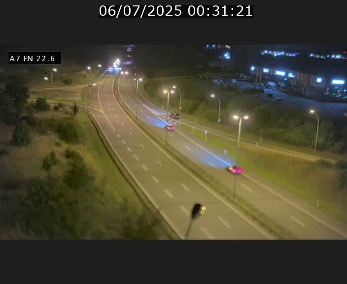 Caméra trafic Luxembourg - A7, Colmar-berg direction Mersch