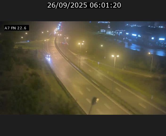 Caméra trafic Luxembourg - A7, Colmar-berg direction Mersch