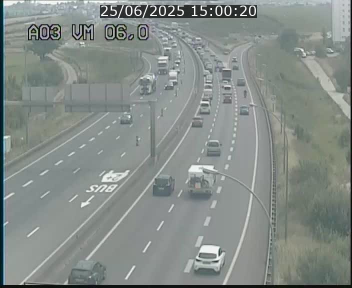 Traffic live webcam Luxembourg Aire de Berchem - A3 - BK 6 - direction France
