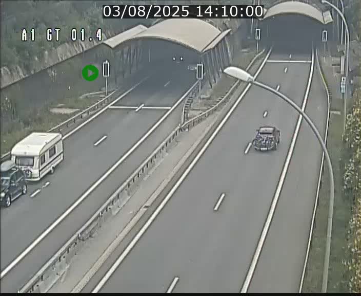 Traffic live webcam Luxembourg Hesperange - A1 direction Kirchberg - BK 1.4