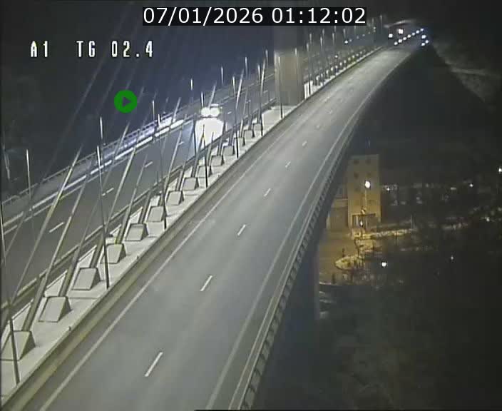 Traffic live webcam Luxembourg Sandweiler - A1 direction Luxembourg-ville - BK 2.4
