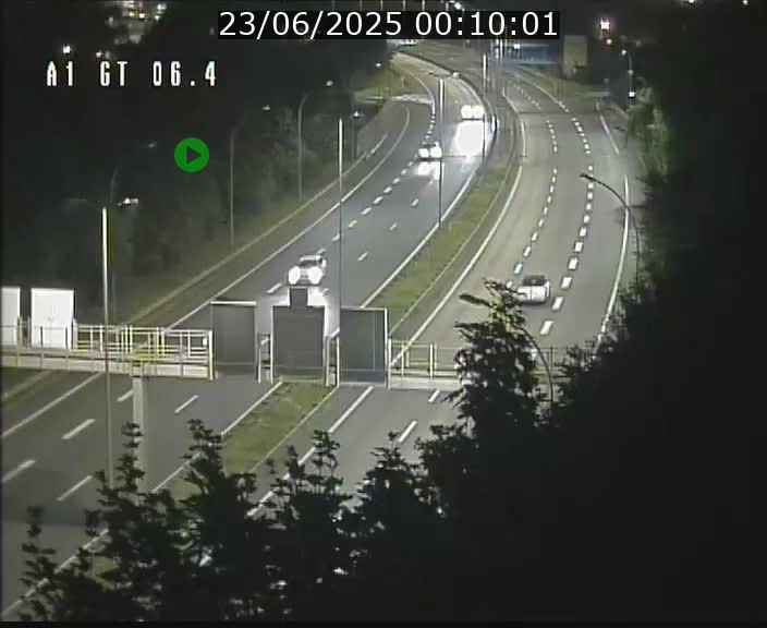 Traffic live webcam Luxembourg Hamm - A1 direction Sandweiler - BK 6.4