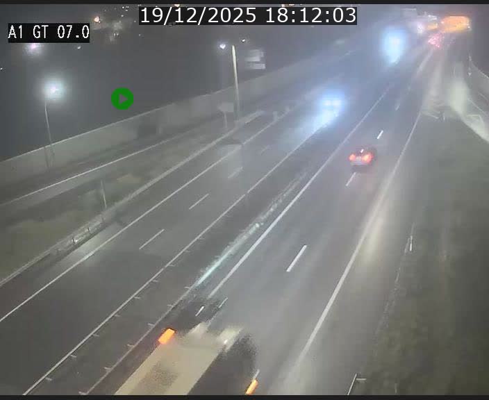 Traffic live webcam Luxembourg Cents - A1 direction Kirchberg - BK 7