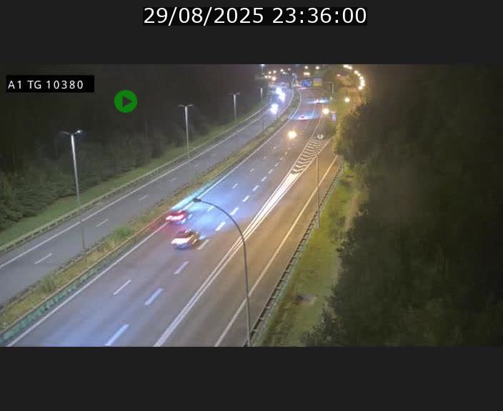 Traffic live webcam Luxembourg Senningerberg - A1 direction Luxembourg Kirchberg - BK 10.3