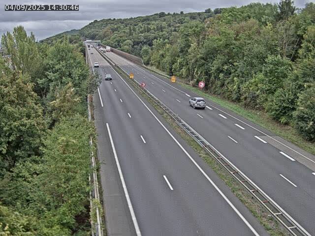 Caméra autoroute France - A30, Hayange direction Metz