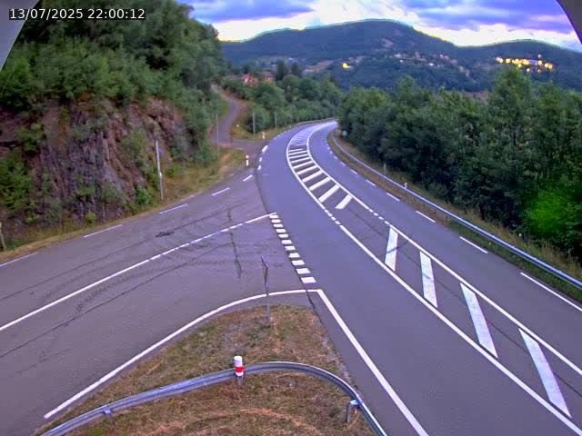 Caméra autoroute France - N66, col du Bussang direction Remiremont