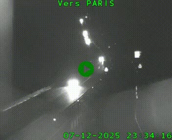 Caméra routière sur l'autoroute A20 à Bessines-sur-Gartempe. Vue orientée vers Paris