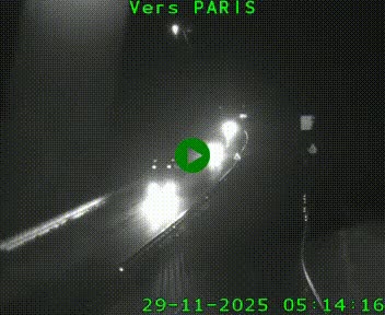 Caméra routière sur l'autoroute A20 à Bessines-sur-Gartempe. Vue orientée vers Paris