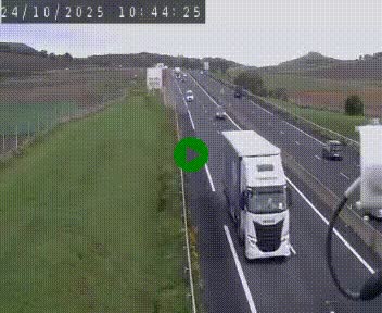 Caméra autoroute A75 à hauteur de Le Crest, en direction de Montpellier