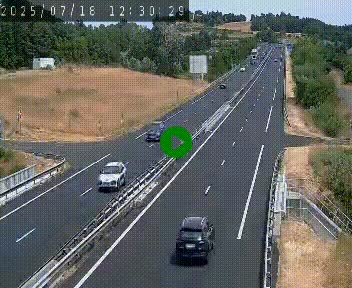 Caméra autoroutière France - A75, Coren, en direction de Montpellier